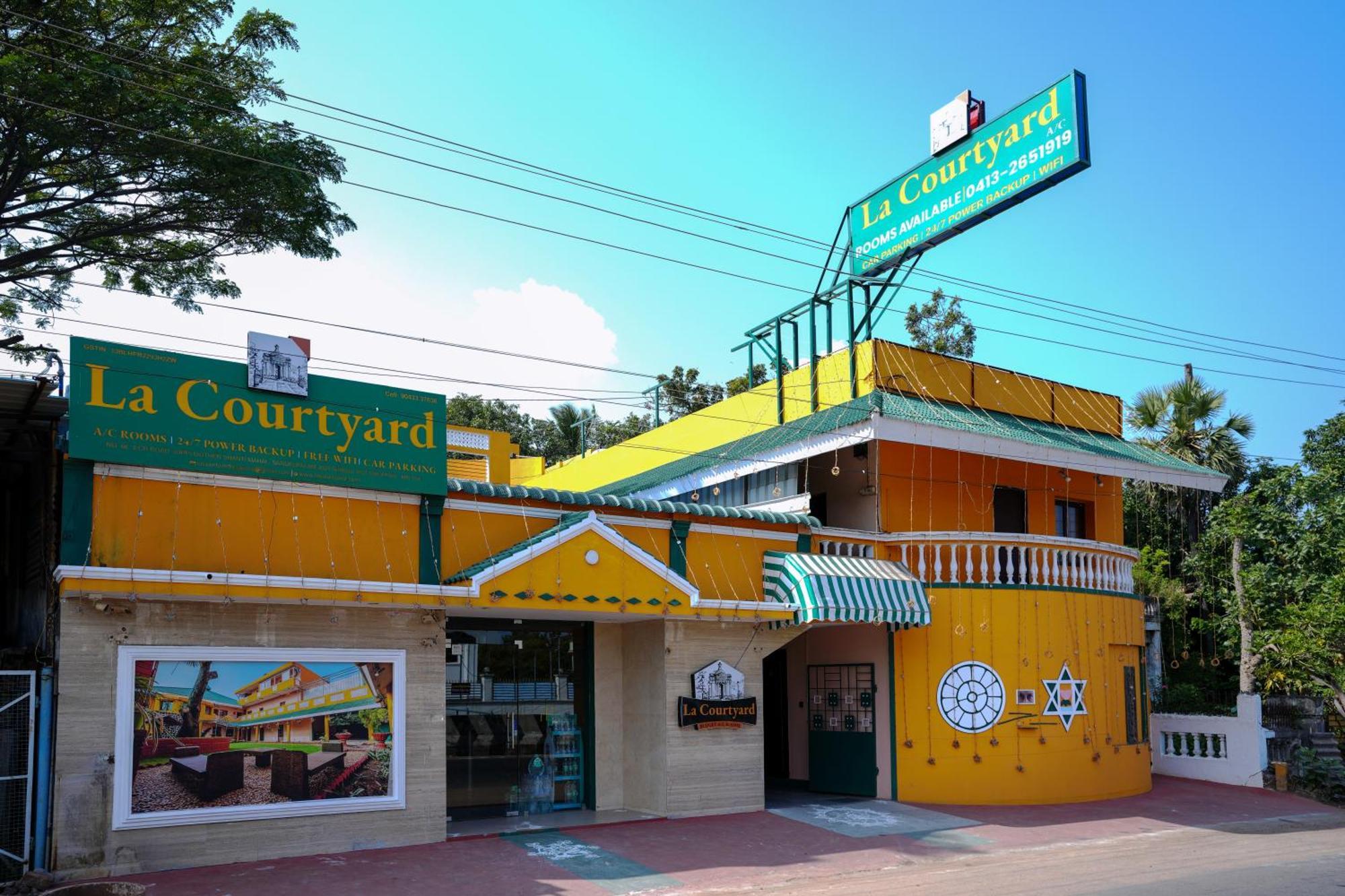 La Courtyard Hotel Pondicherry Exterior photo